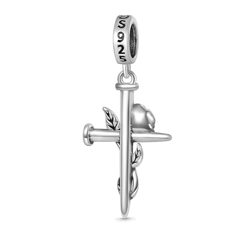 Rose Cross Pendant