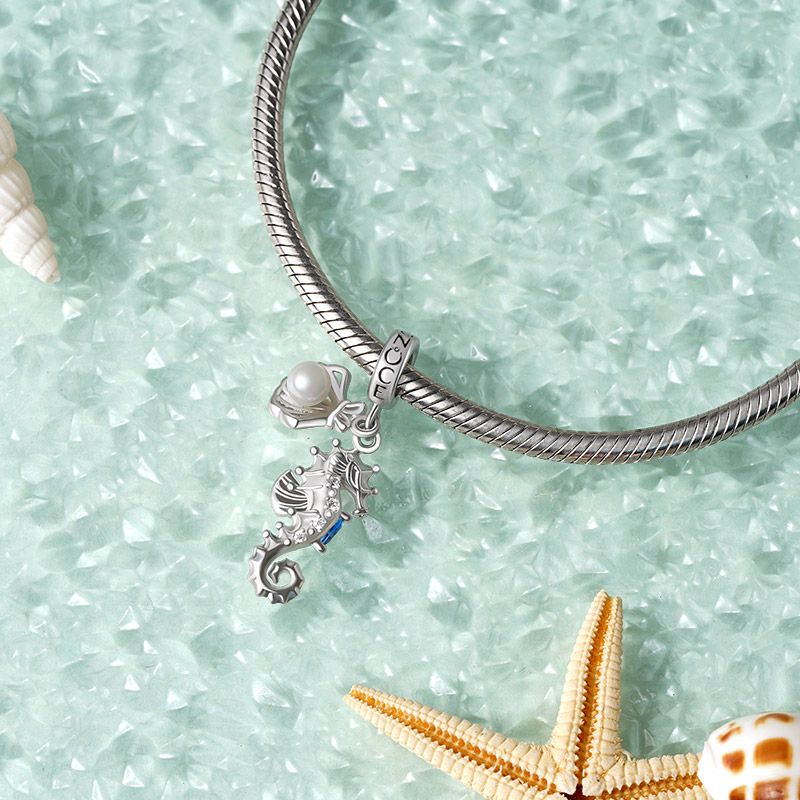Seahorse Shell Pendant