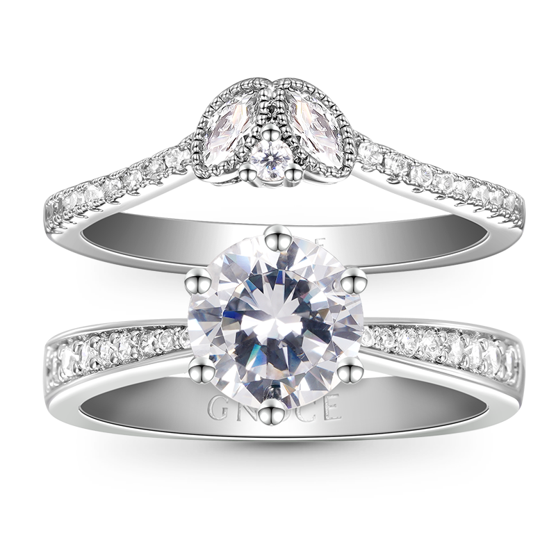 Round-cut Stackable Ring