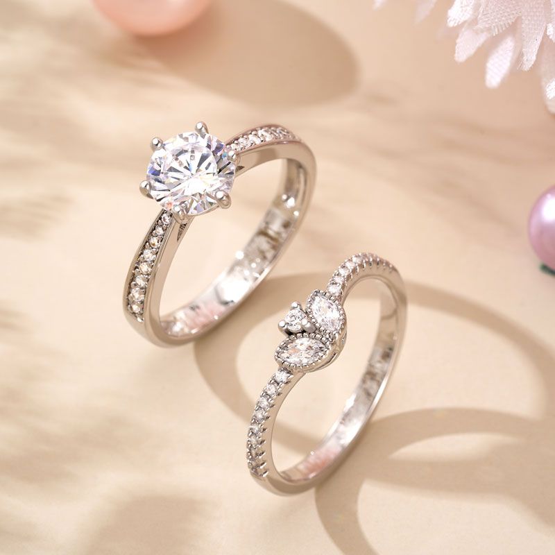 Round-cut Stackable Ring