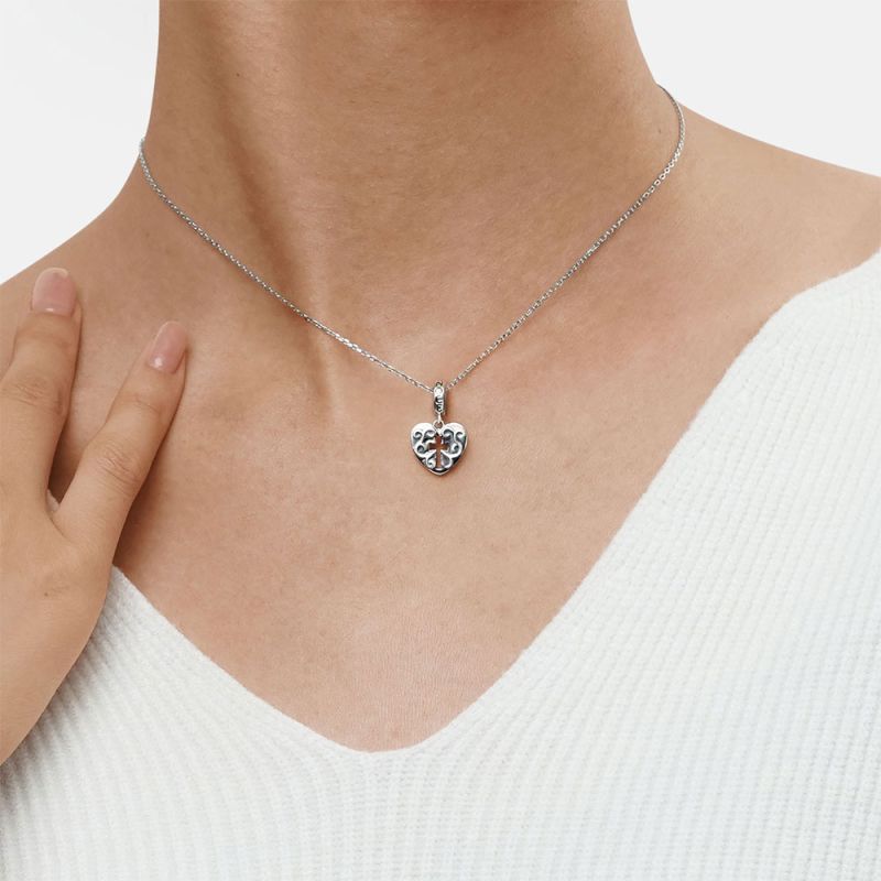 Crosslet Heart Pendant