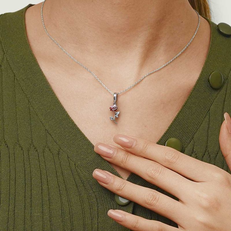 Rose Flower Pendant