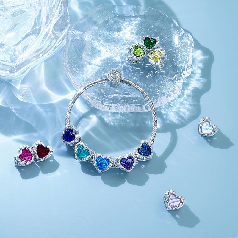 Heart Birthstone Charm