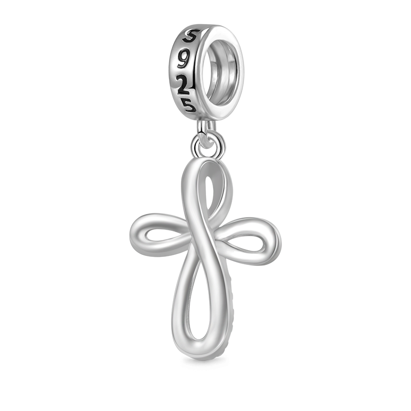 Eternal Ribbon Cross Pendant