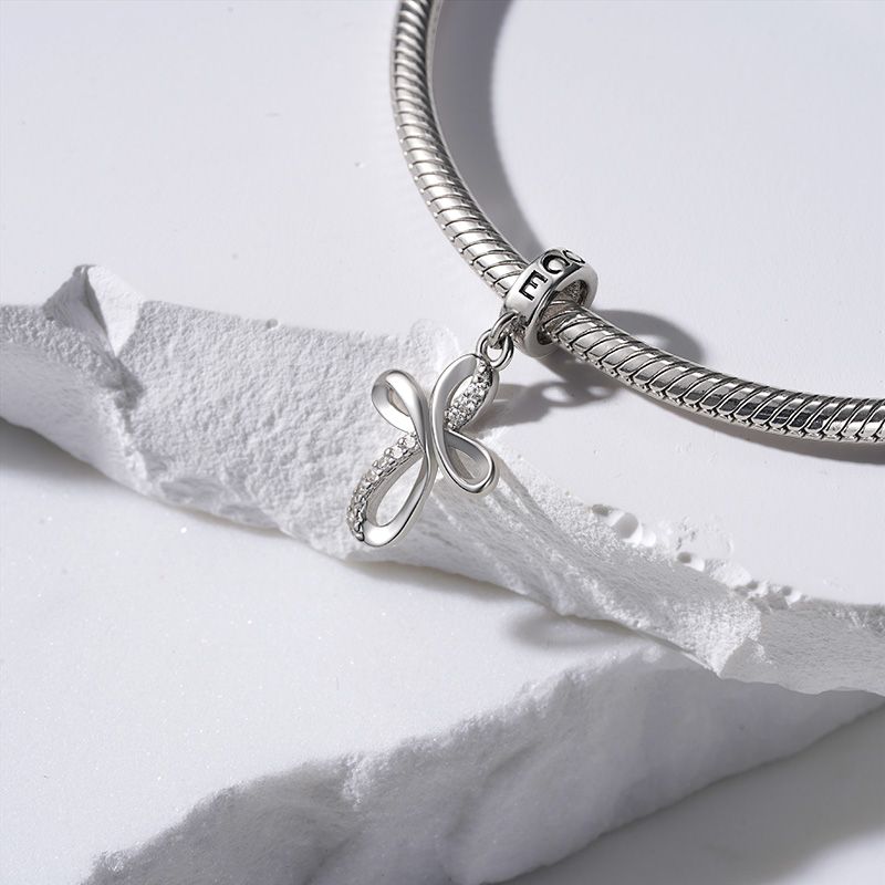 Eternal Ribbon Cross Pendant