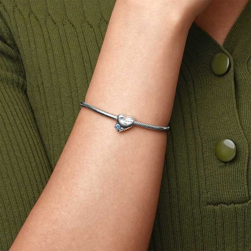 Astronaut Heart Charm