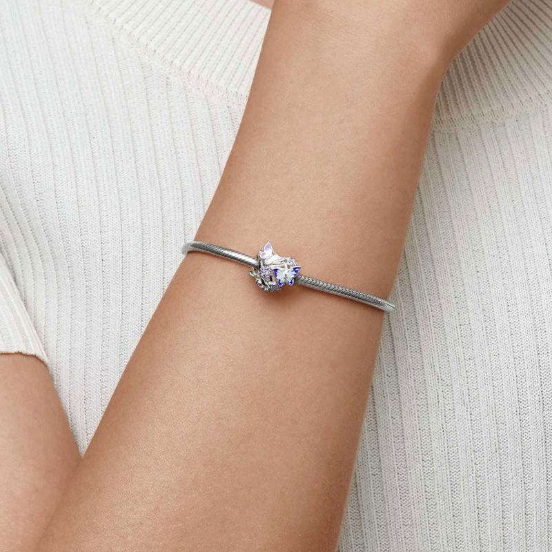 Butterfly Heart Charm