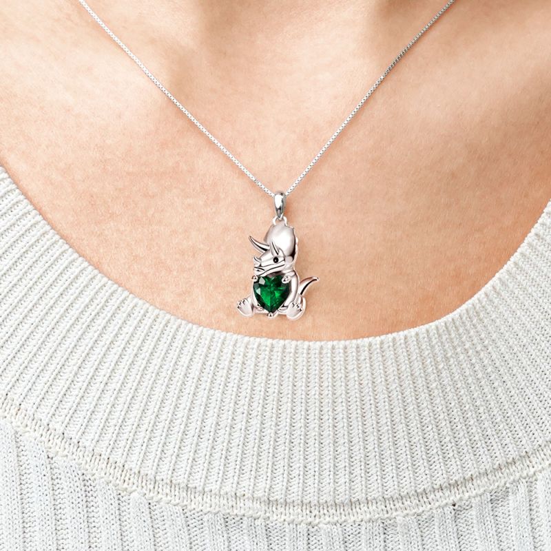 Triceratops Necklace