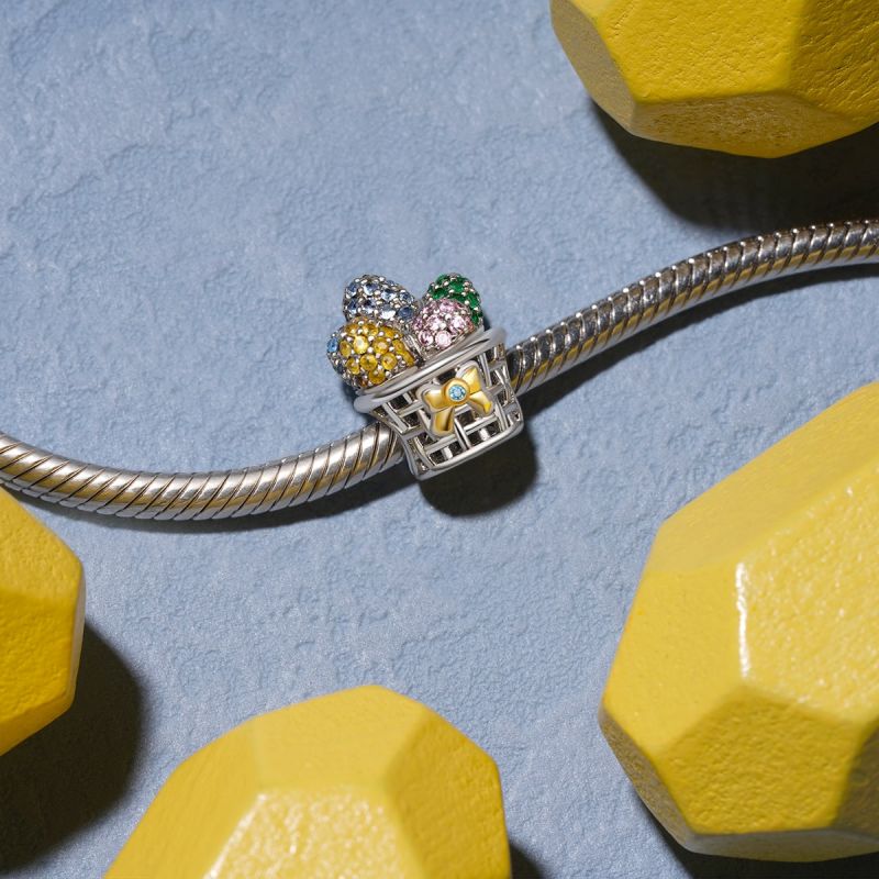 Easter Egg Basket Charm