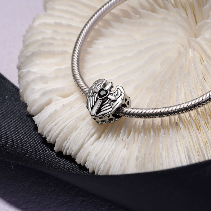 Wings Cross Charm