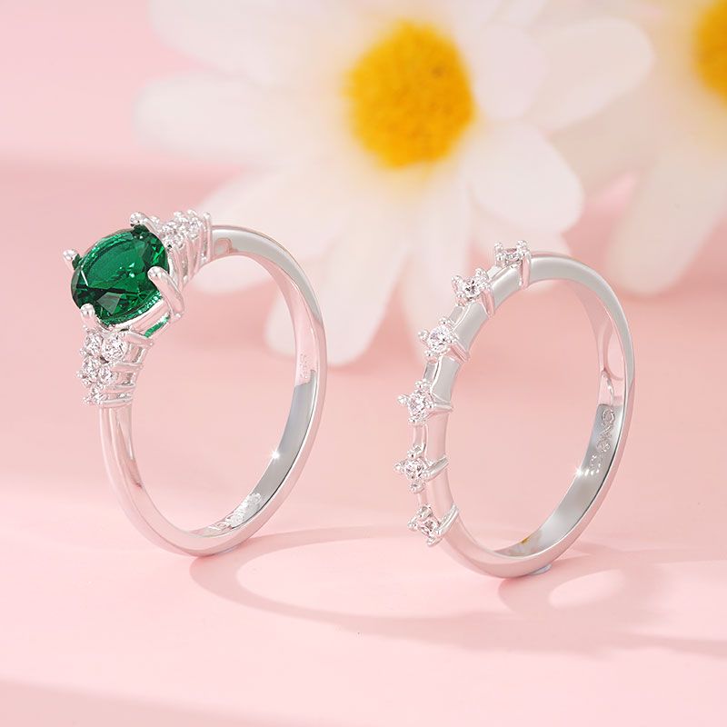 Round-cut Stackable Ring