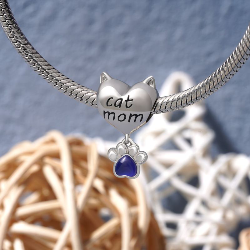 Cat Mom Mood Charm