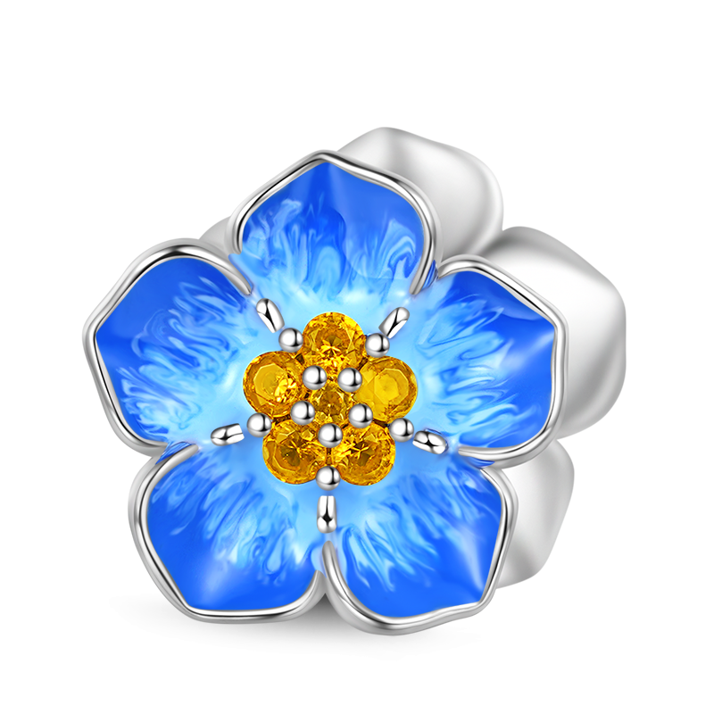 Blue Blossoms Charm
