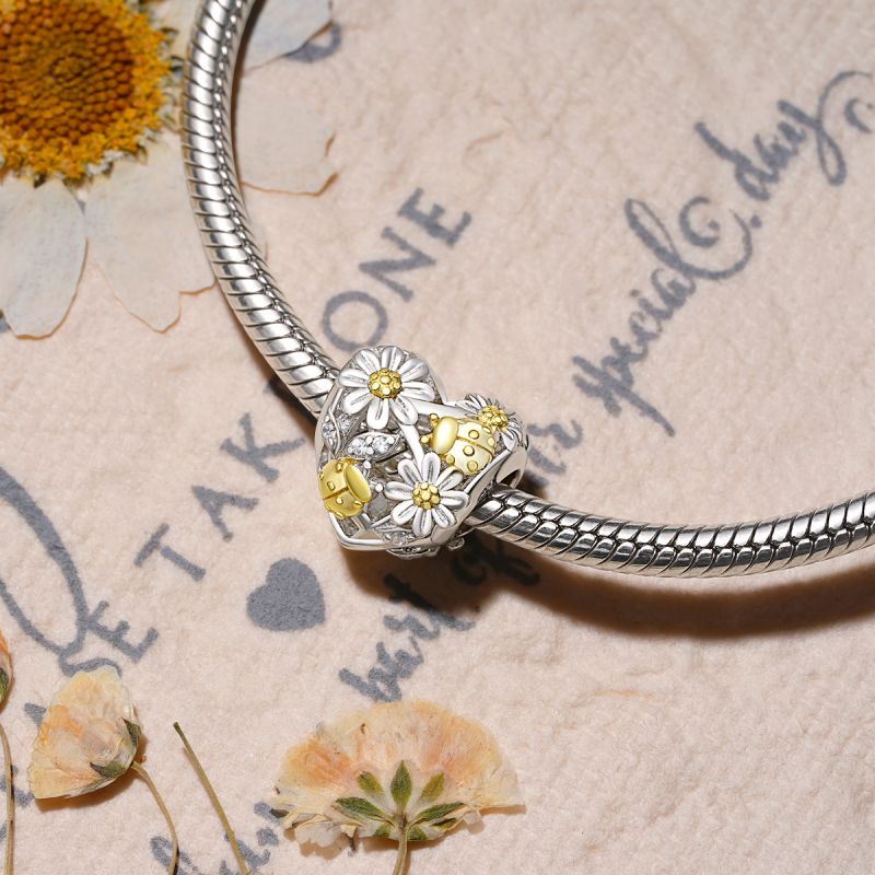 Daisy Ladybug Charm