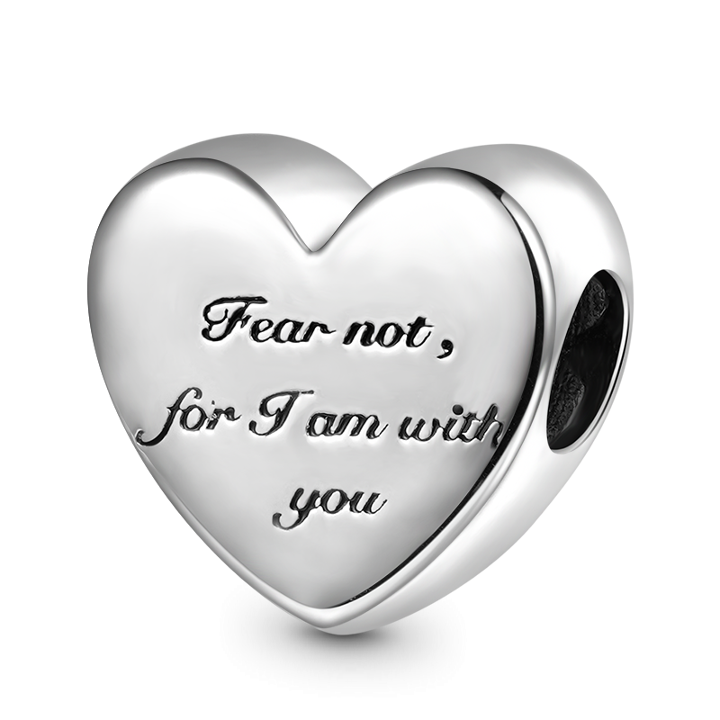 Bible Heart Charm
