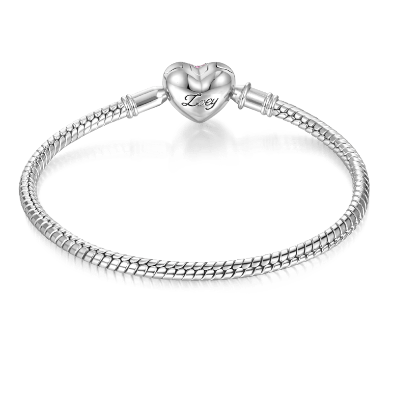 Heart Engravable Basic Bracelet