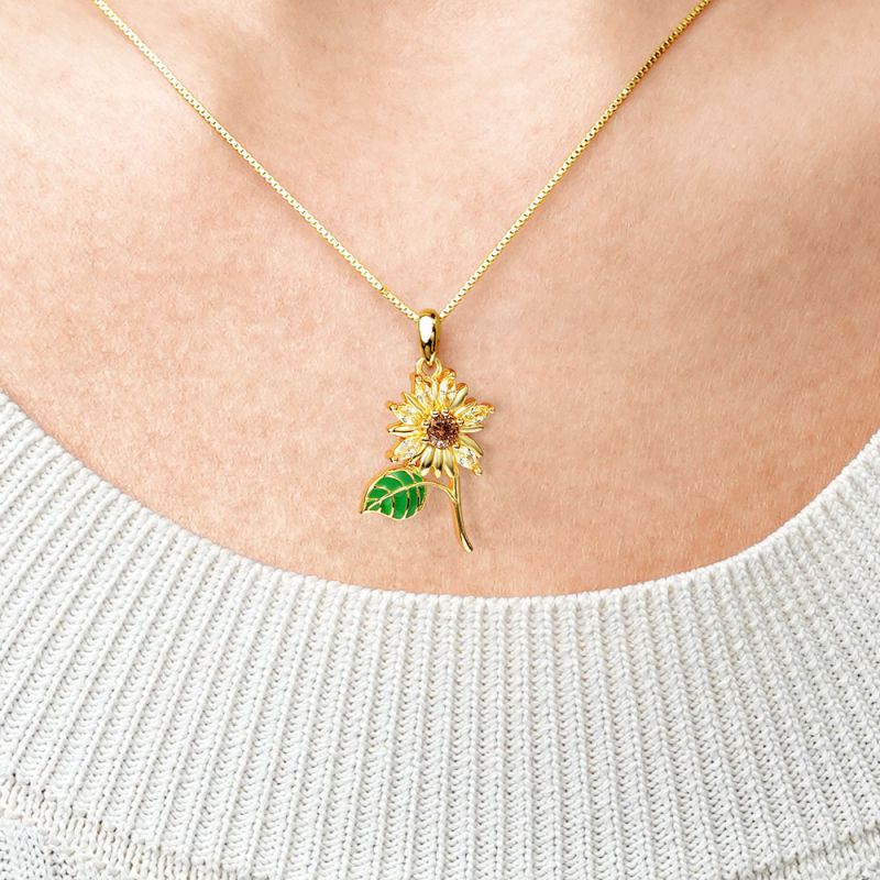 Sunflower Necklace