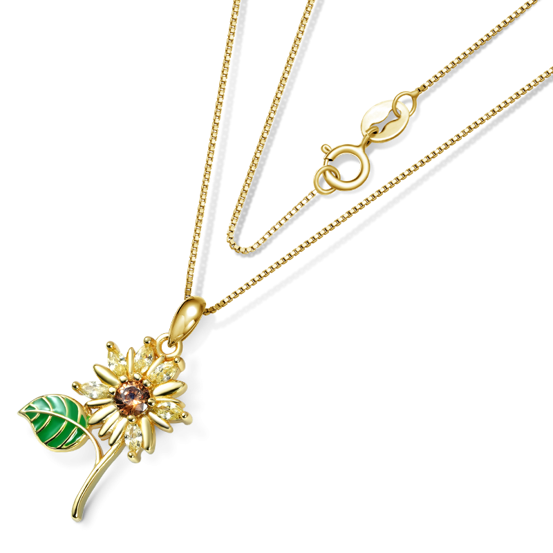 Sunflower Necklace