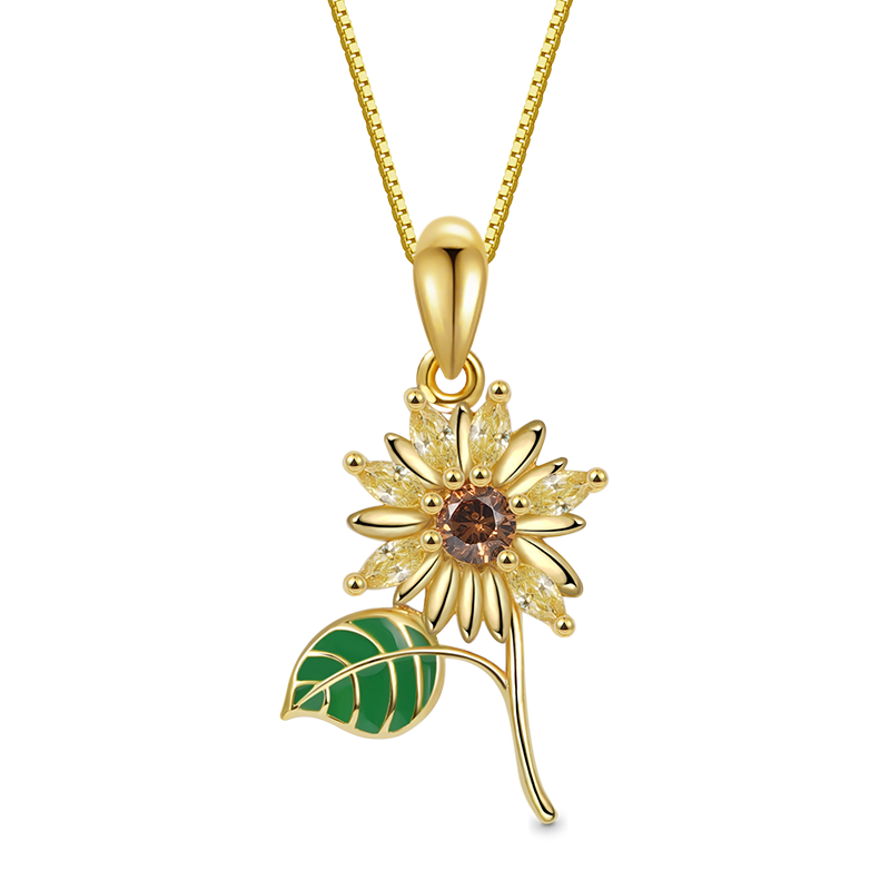 Sunflower Necklace