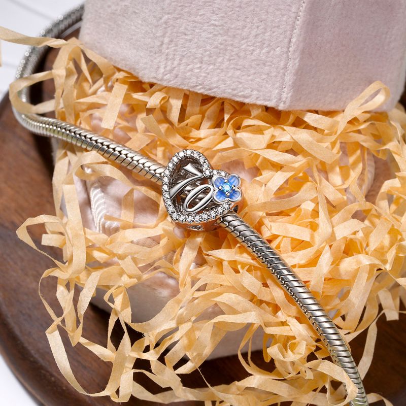 70th Birthday Charm