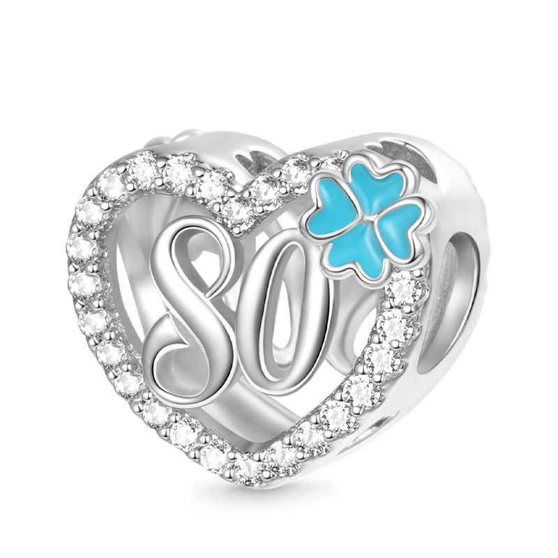 80th Birthday Charm