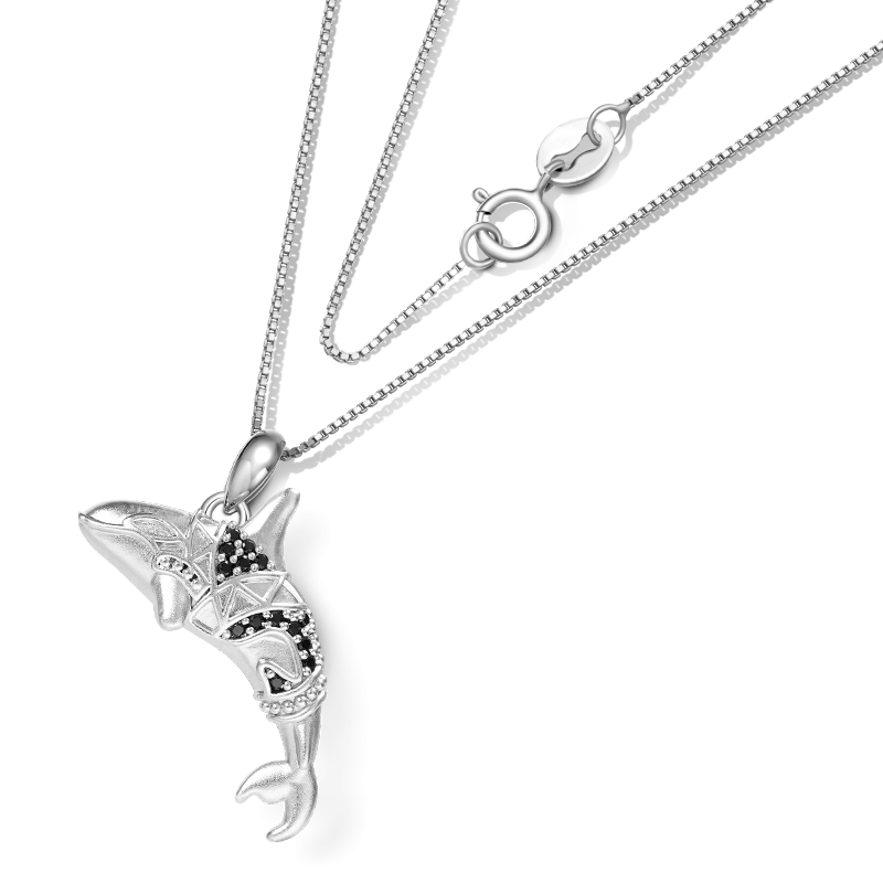 Killer Whale Orca Necklace