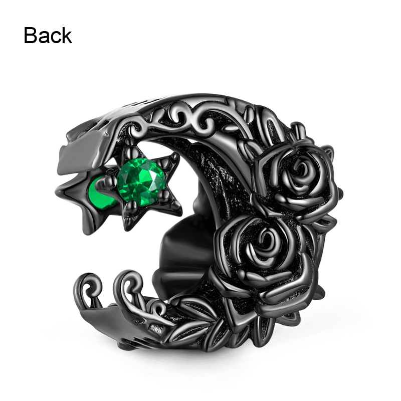 Moon Rose Charm
