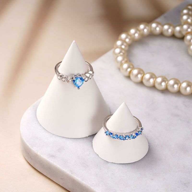 Heart Cut Ring Set