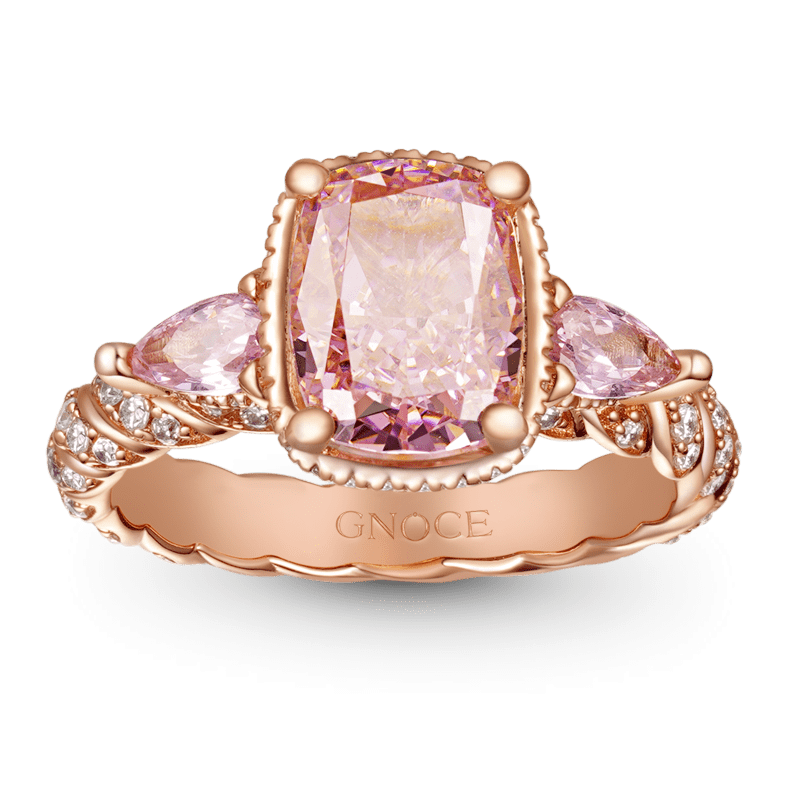 Square-cut Promise Ring