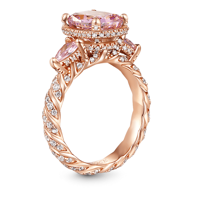 Square-cut Promise Ring