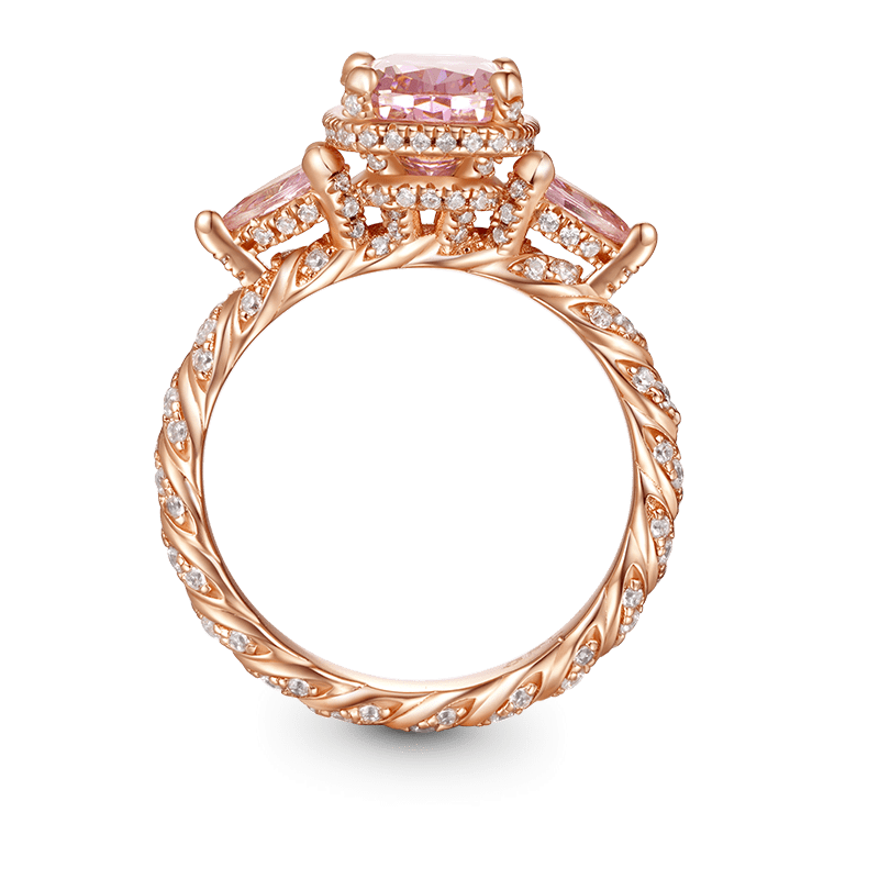Square-cut Promise Ring