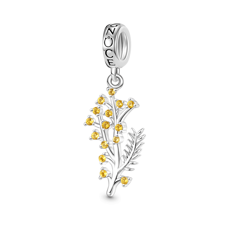 Silver Wattle Pendant
