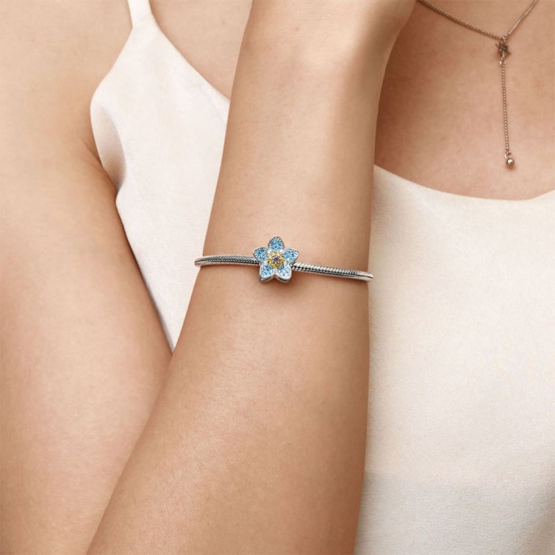 Forget-Me-Not Flower Charm