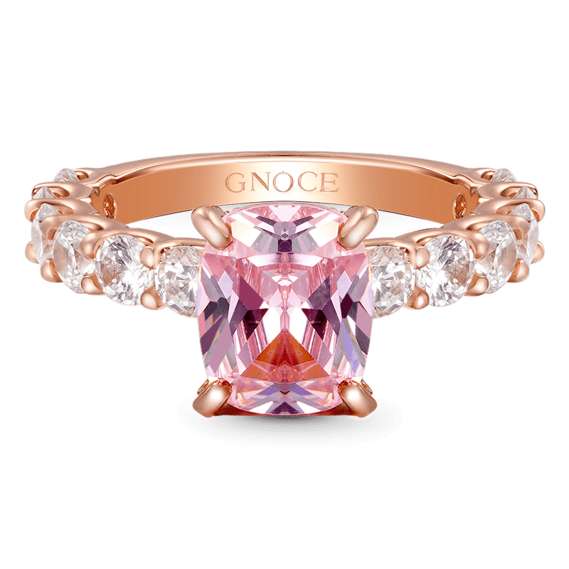 Radiant-cut Promise Ring