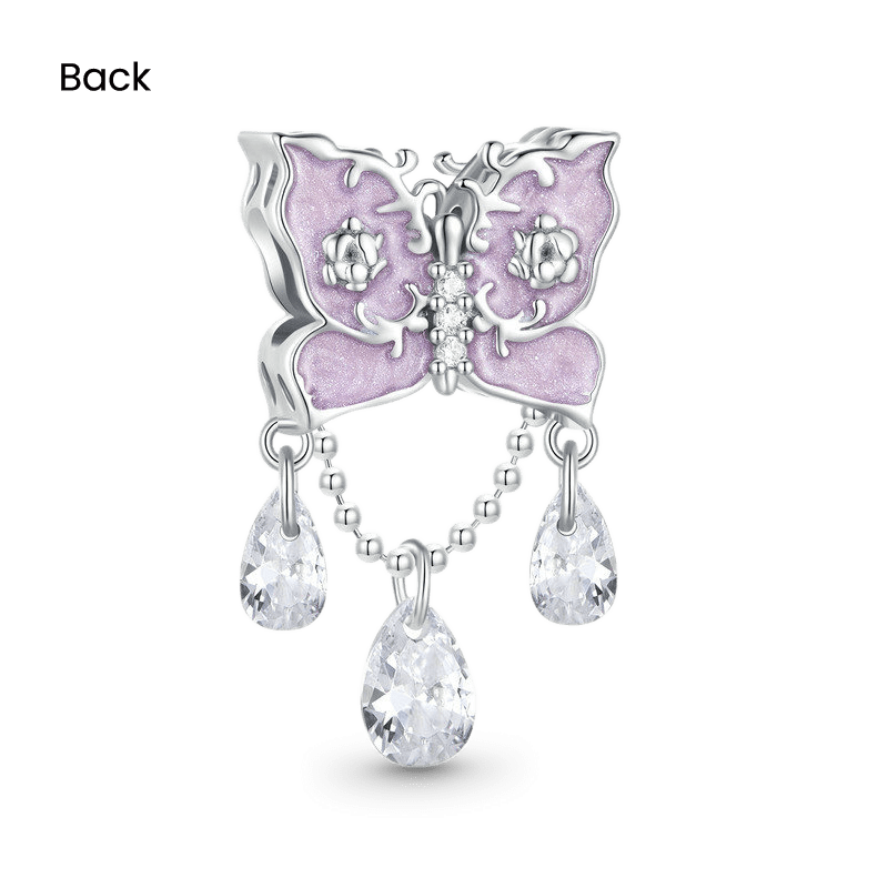 Purple Butterfly Charm