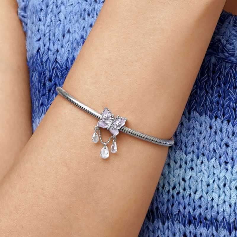 Purple Butterfly Charm