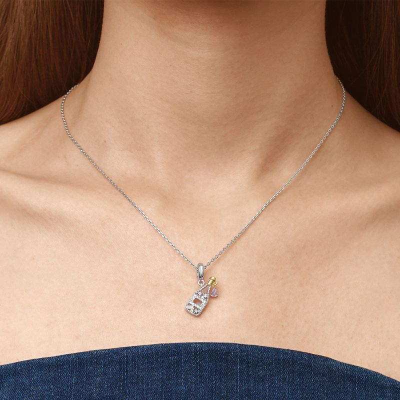 Champagne Bottle Pendant