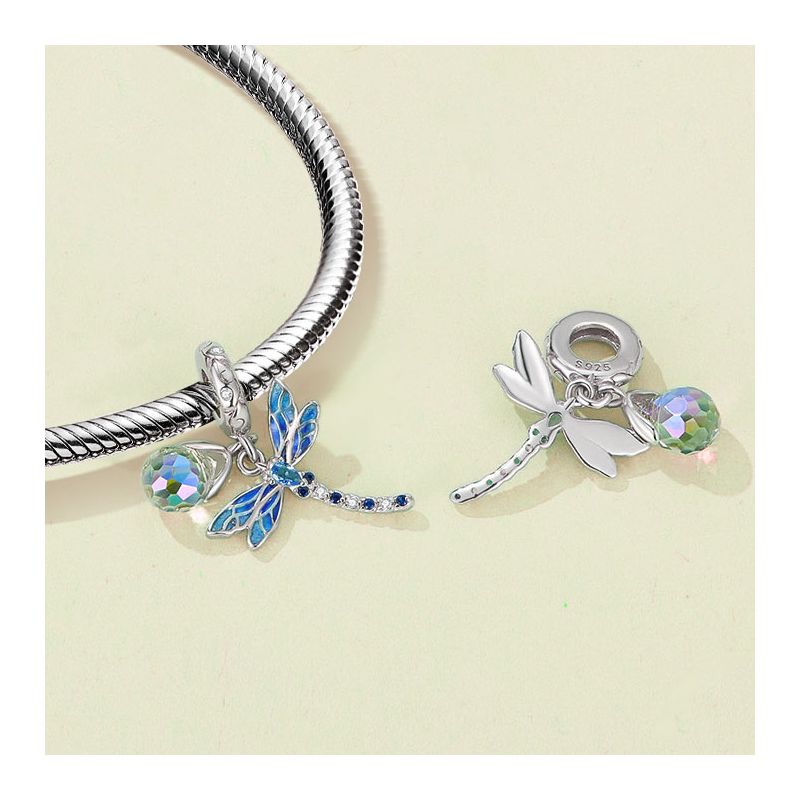 Blue Dragonfly Pendant