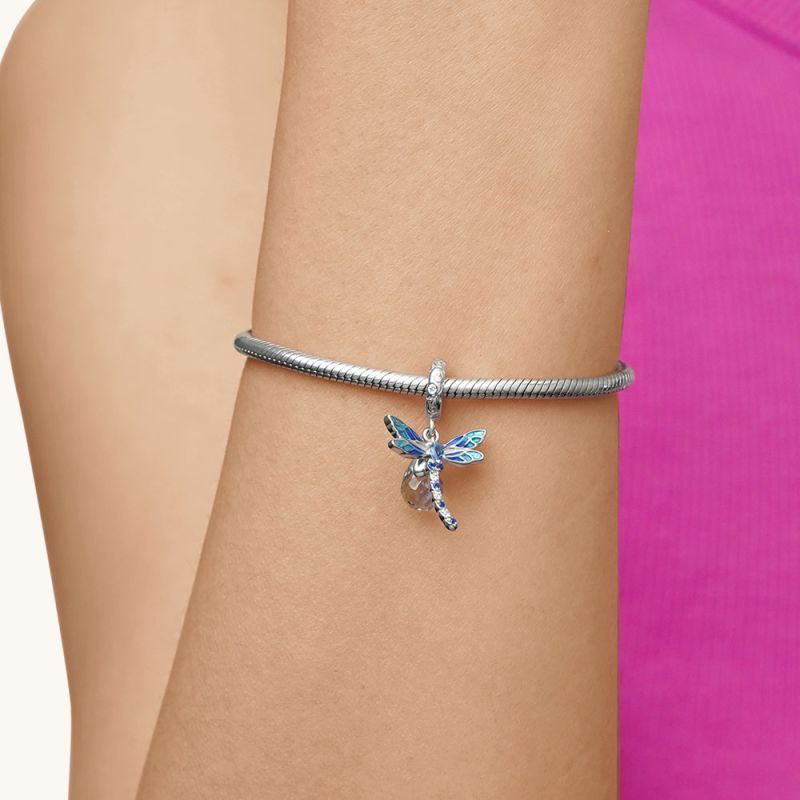 Blue Dragonfly Pendant