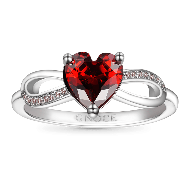 Infinity Love Birthstone Ring