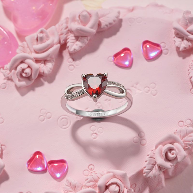 Infinity Love Birthstone Ring