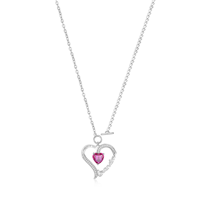 Grandma Birthstone Necklace