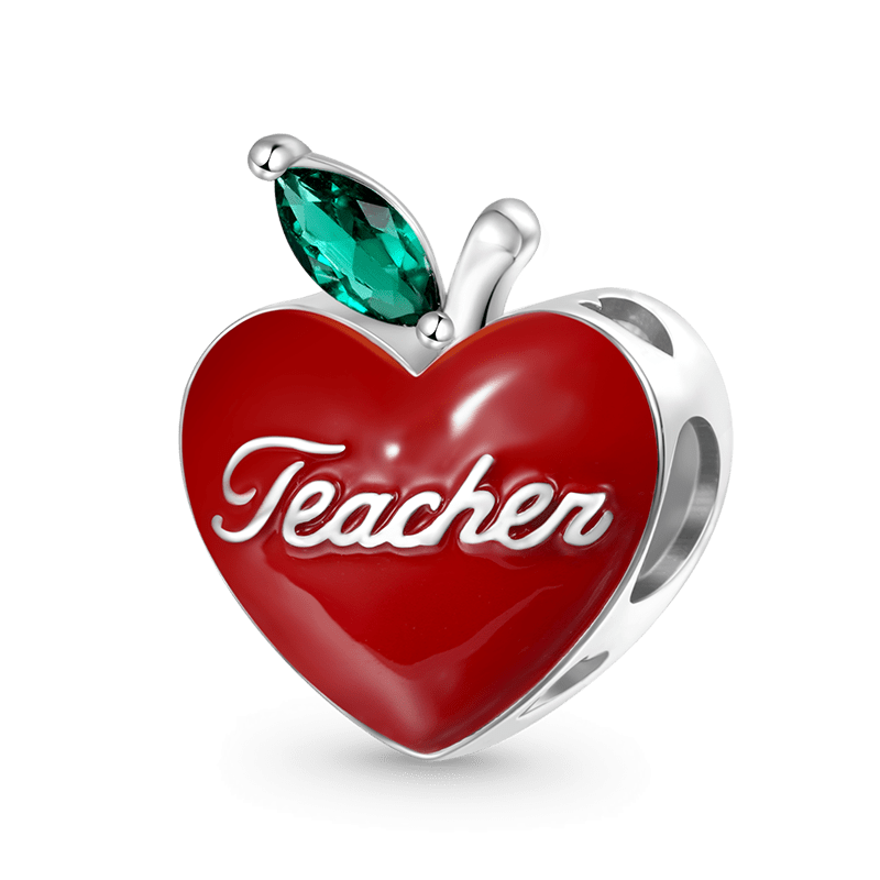 Teacher Apple Charm