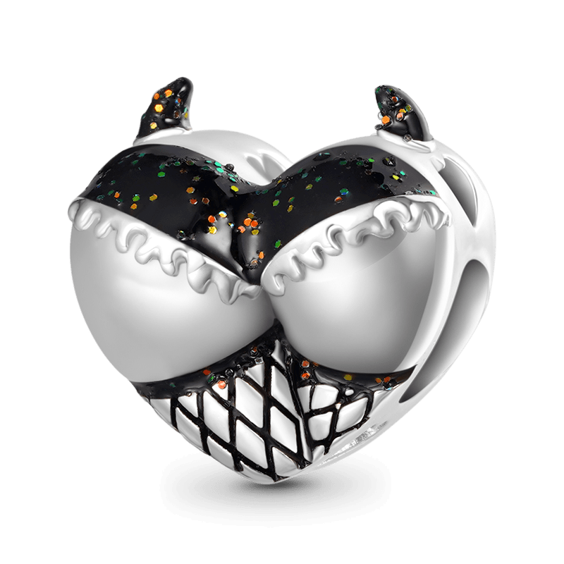 Devil Heart Charm