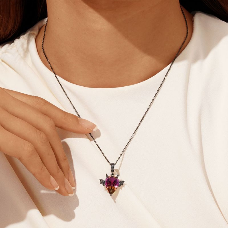 Gradient Stone Devil Pendant