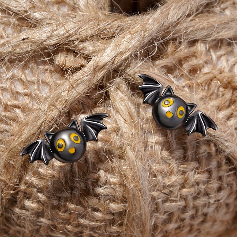 Bat Stud Earrings
