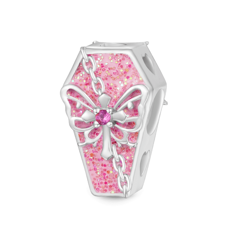 Pink Coffin Charm