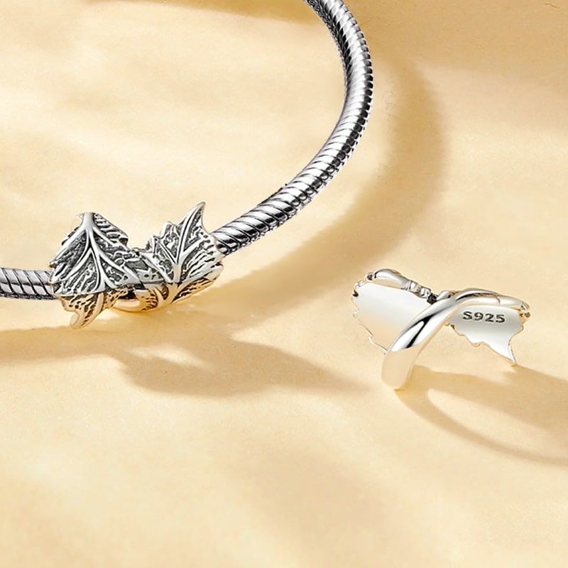 Leaf Textured Charm