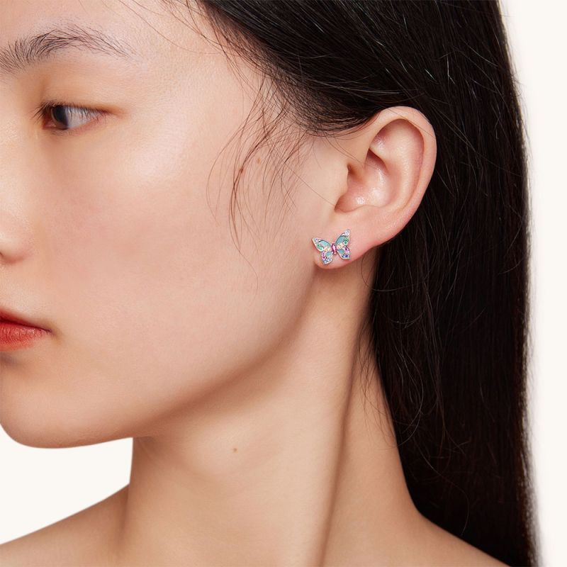 Butterfly Stud Earrings