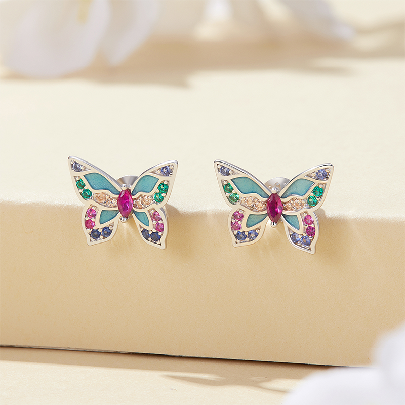 Butterfly Stud Earrings